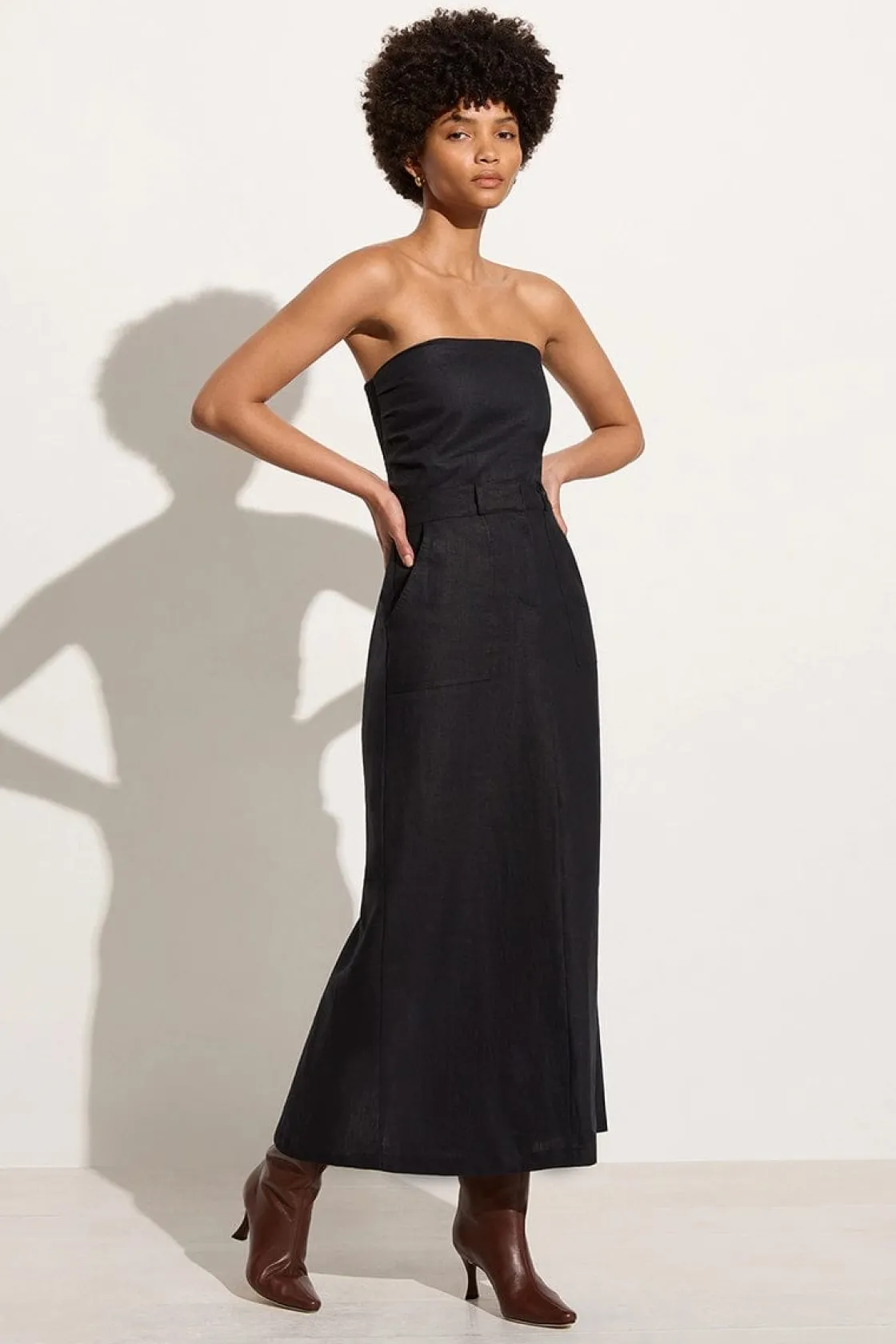 Bottoms^Faithfull The Brand Amreli Maxi Skirt - Final Sale Black