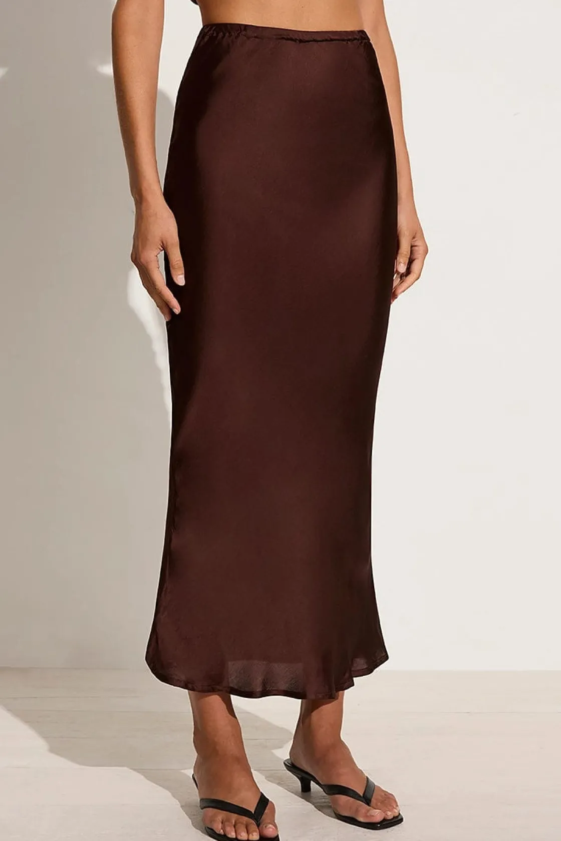 Bottoms^Faithfull The Brand Ancora Skirt Dark Truffle - Final Sale Darktruffle