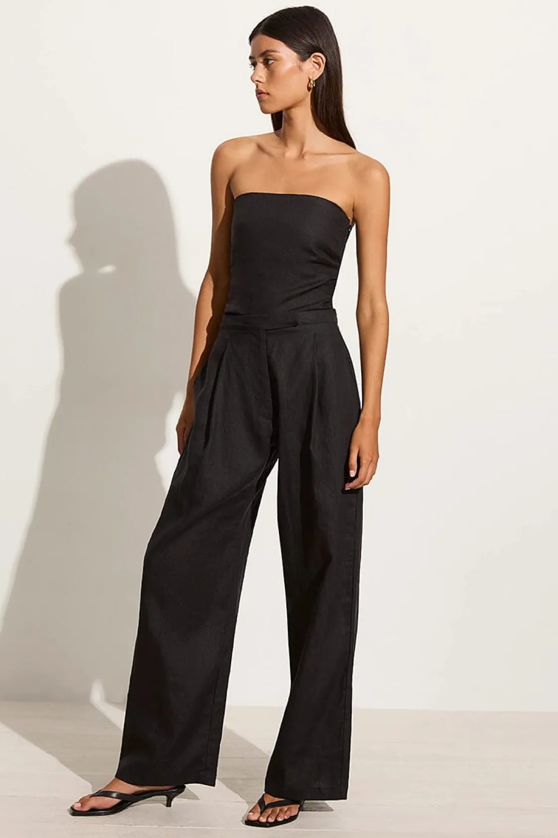 Bottoms^Faithfull The Brand Cedros Pant Black