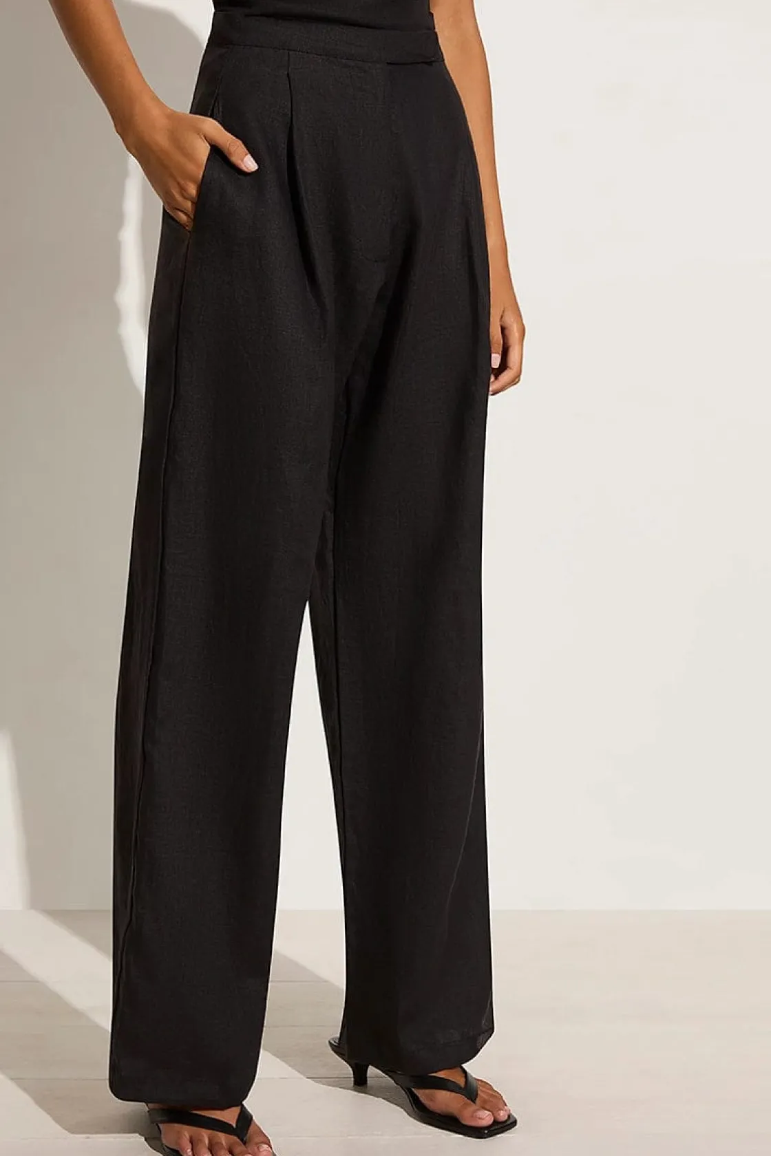 Bottoms^Faithfull The Brand Cedros Pant Black