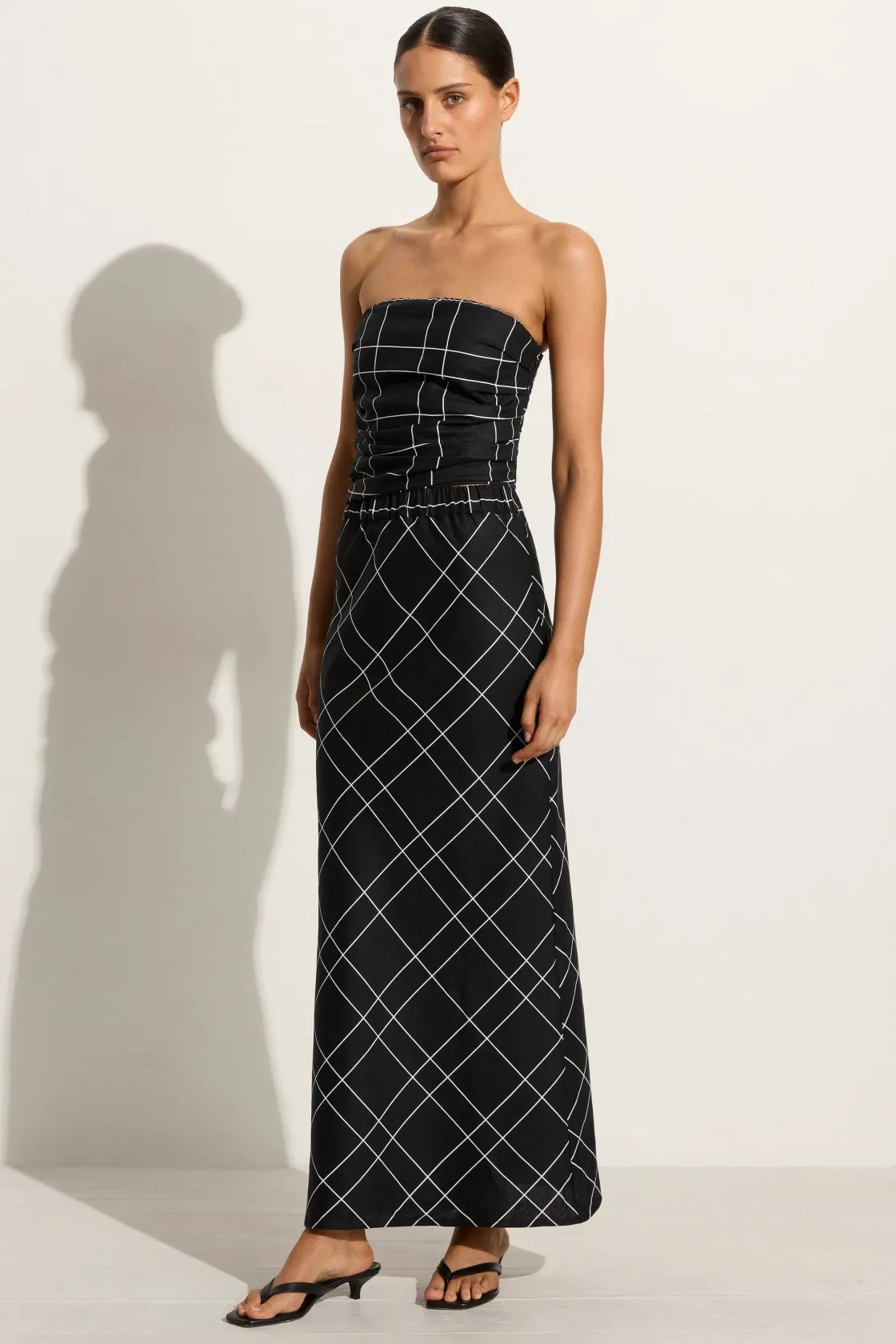 Bottoms^Faithfull The Brand Dalicenca Skirt Letizia Check Black - Final Sale Letiziacheck-black