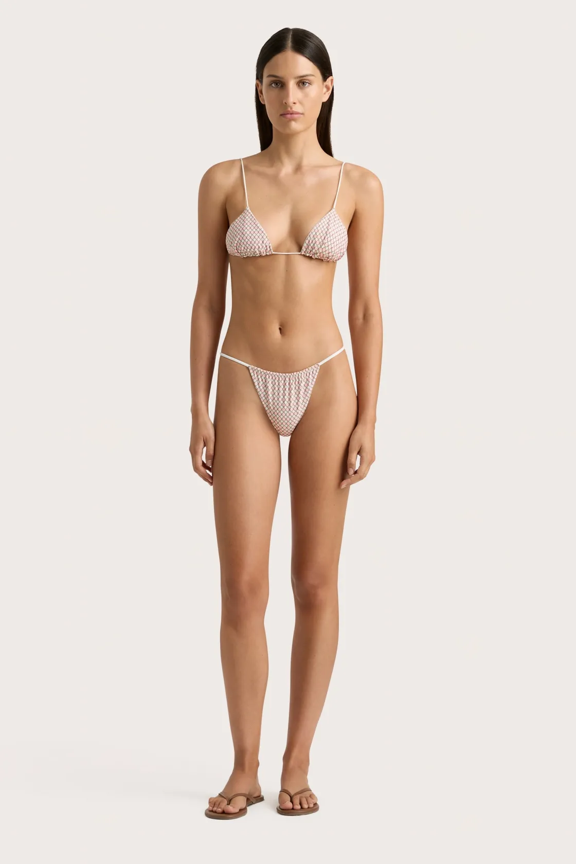Swim^Faithfull The Brand Elea Bikini Bottom Oliander Blush Olianderblush