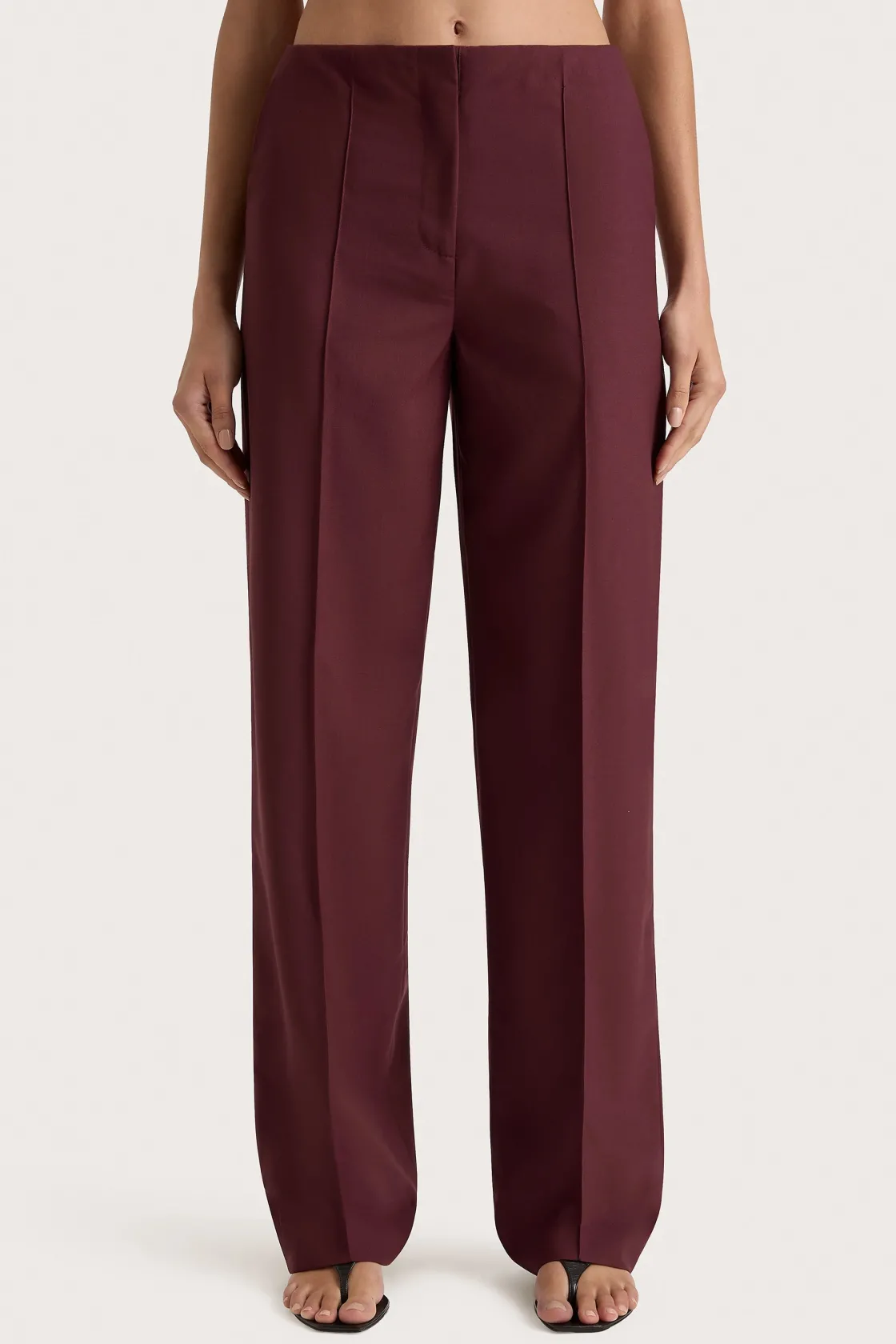 Matching Sets^Faithfull The Brand Emilie Trouser Bordeaux