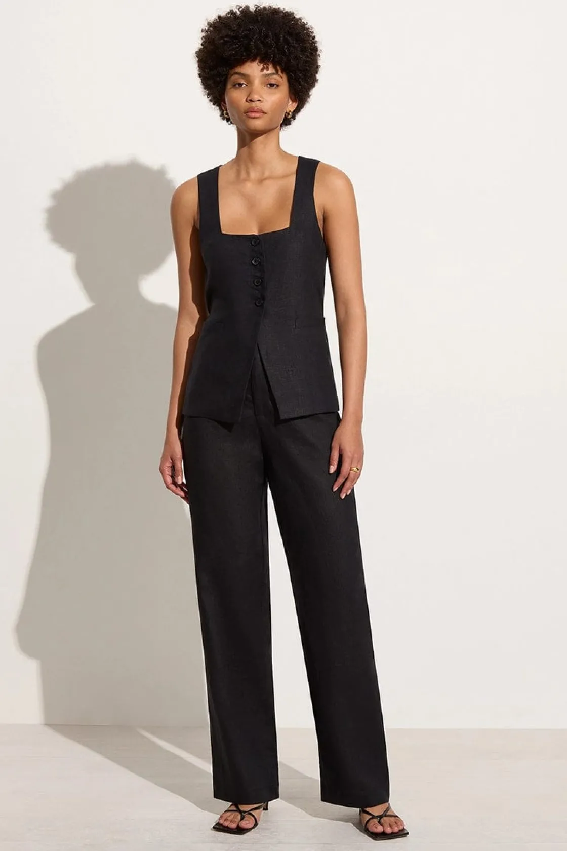 Bottoms^Faithfull The Brand Isotta Pant Black