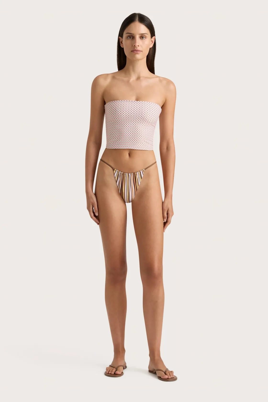 Swim^Faithfull The Brand Jean Swim Top Oliander Blush Olianderblush