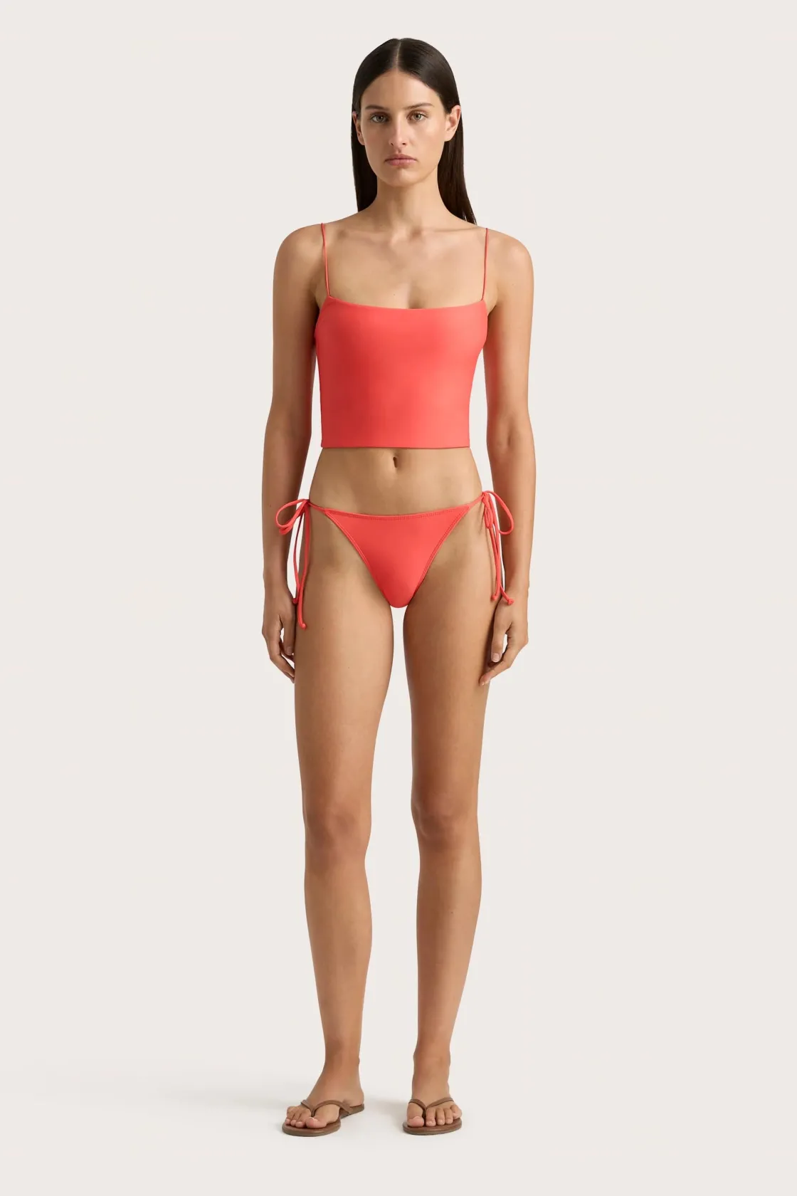 Swim^Faithfull The Brand Jean Swim Top Vermillion