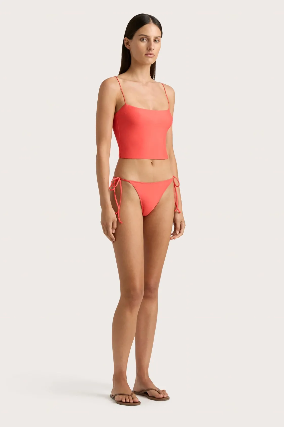 Swim^Faithfull The Brand Jean Swim Top Vermillion