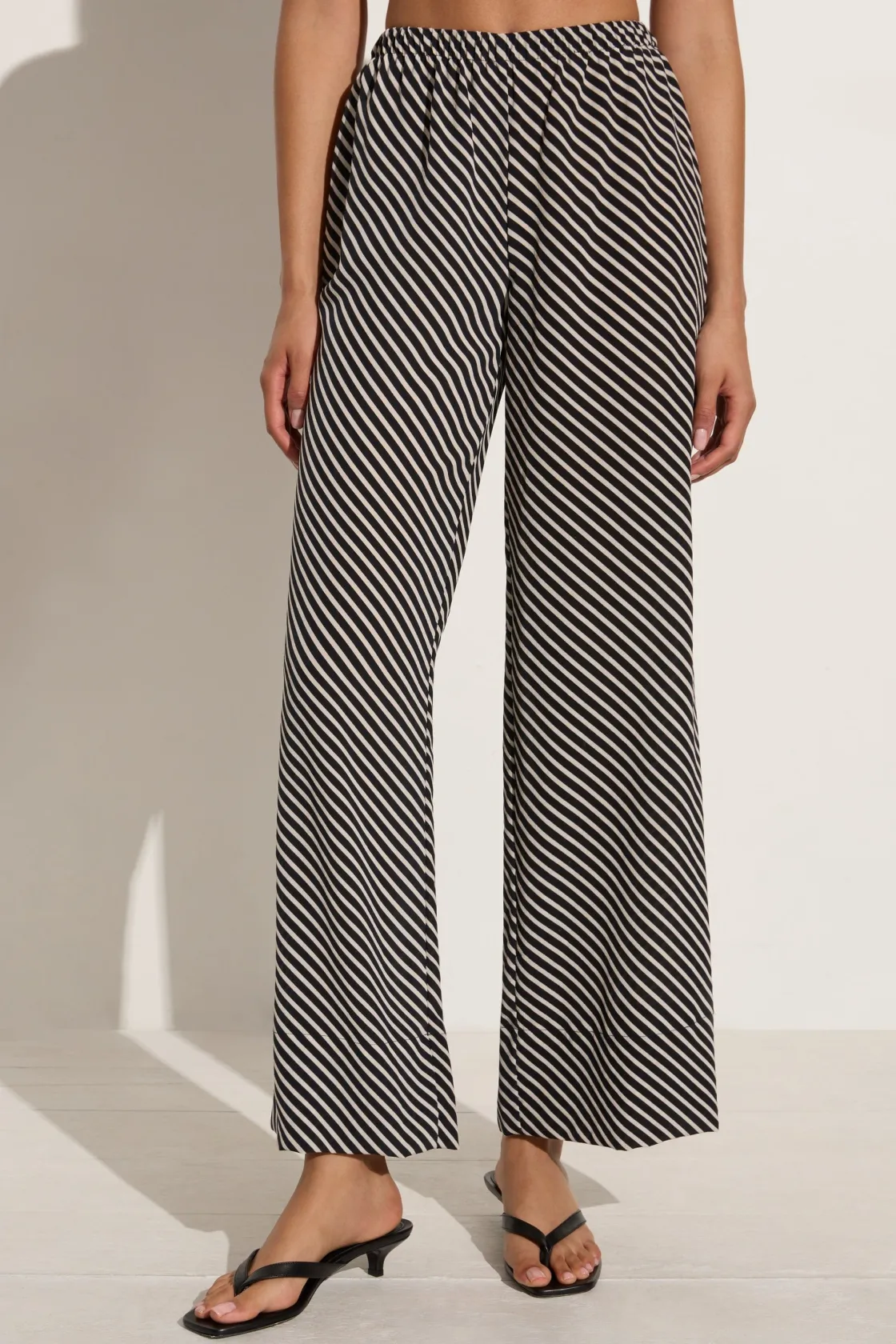 Bottoms^Faithfull The Brand Monforte Pant Toscano Stripe Black Toscanostripeblack