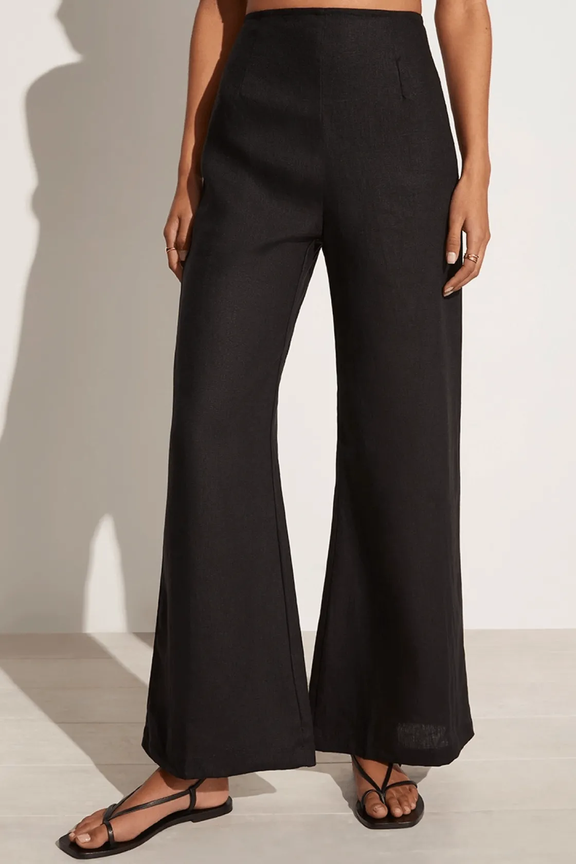 Bottoms^Faithfull The Brand Ottavio Pants Plain Black Plainblack