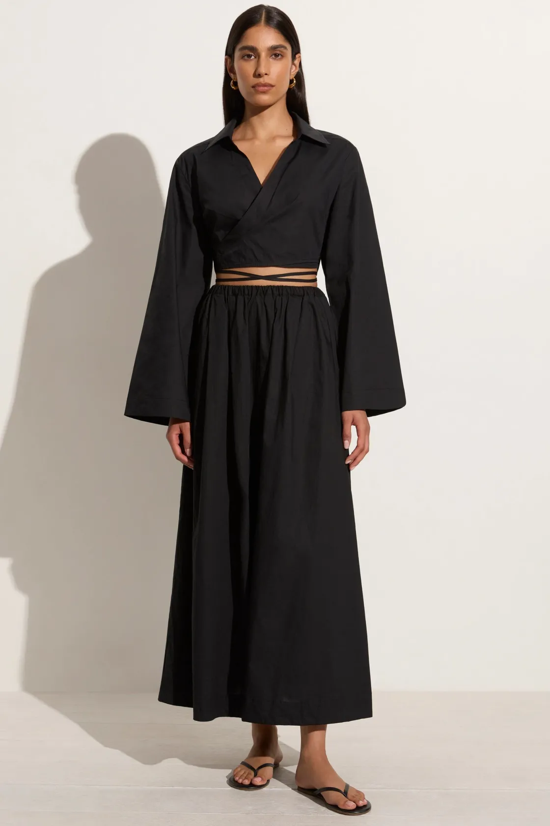 Bottoms^Faithfull The Brand Scanno Skirt Black