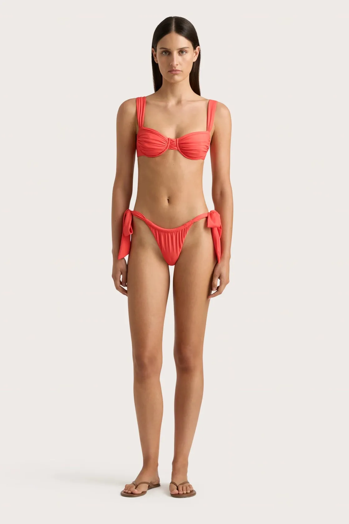 Swim^Faithfull The Brand Sol Bikini Top Vermillion