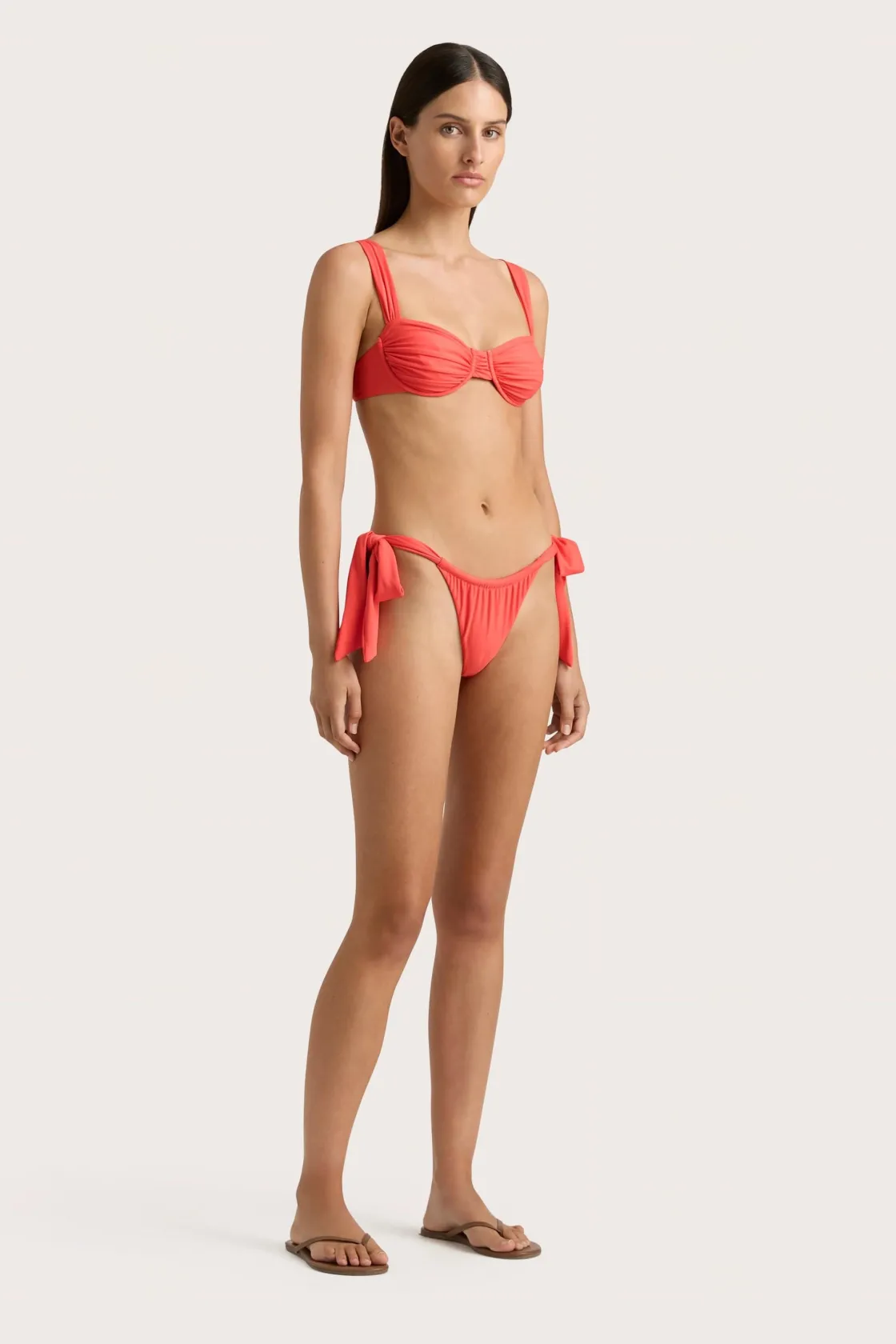 Swim^Faithfull The Brand Sol Bikini Top Vermillion